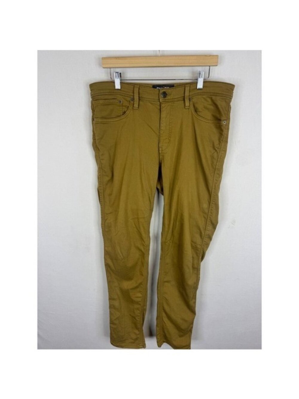 DU/ER N2X Slim Fit Performance Pants 34x32 Tobacco Brown Khaki Stretch Chino